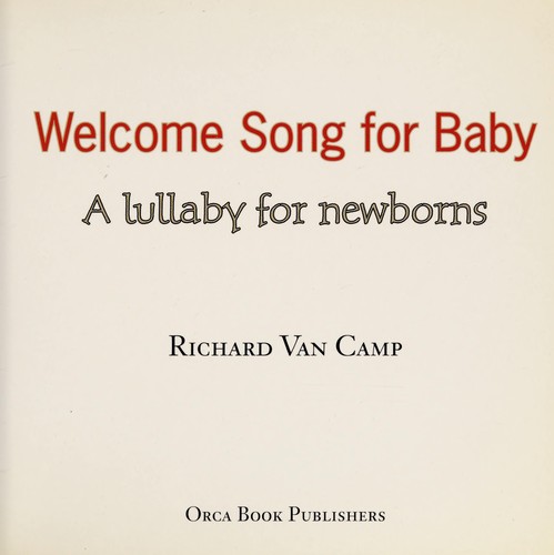 Cover of Welcome Song for Baby